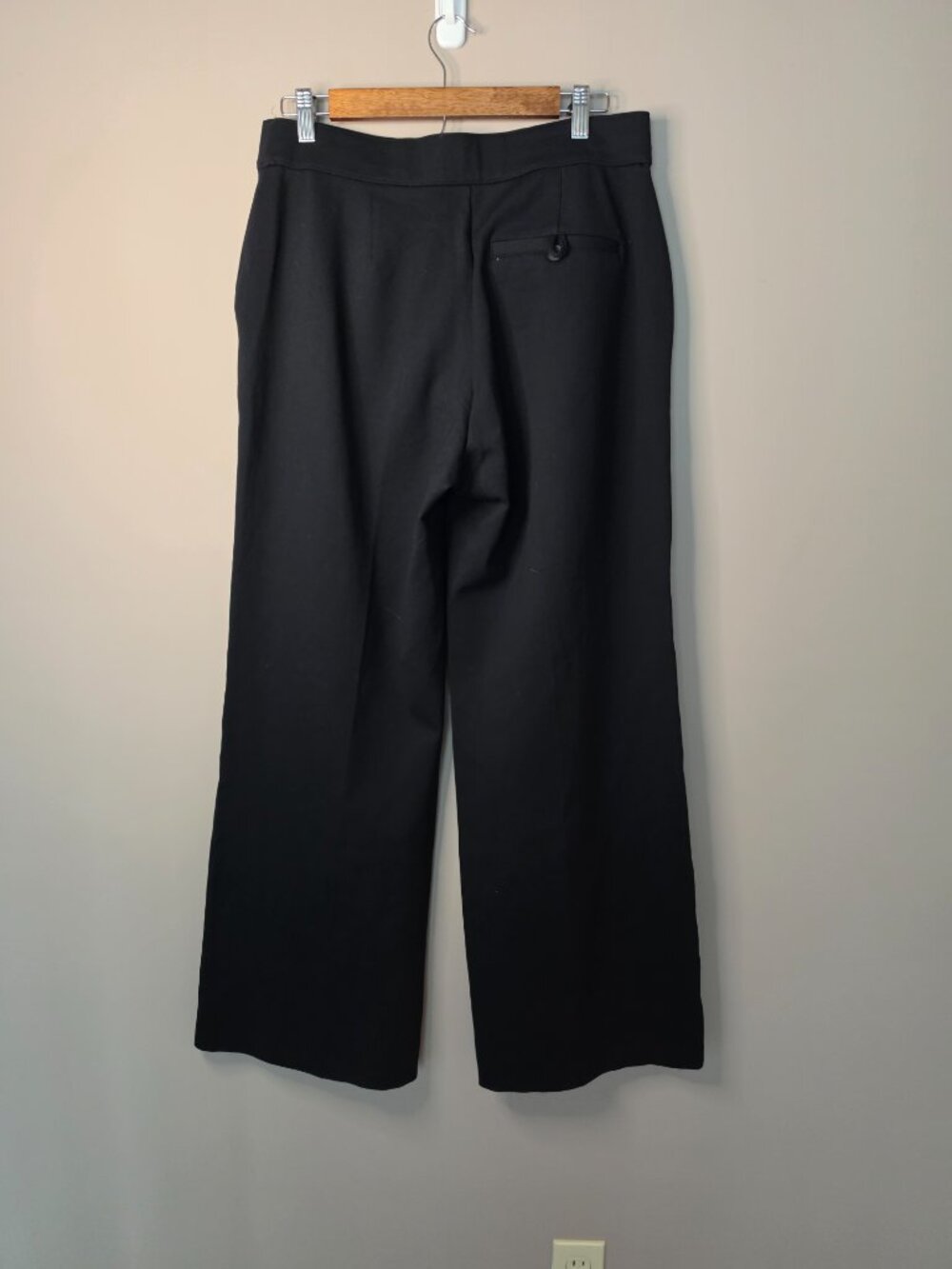SPANX Black Ponte Wide Leg Pull-On Pants Size Large - Picture 5 of 10